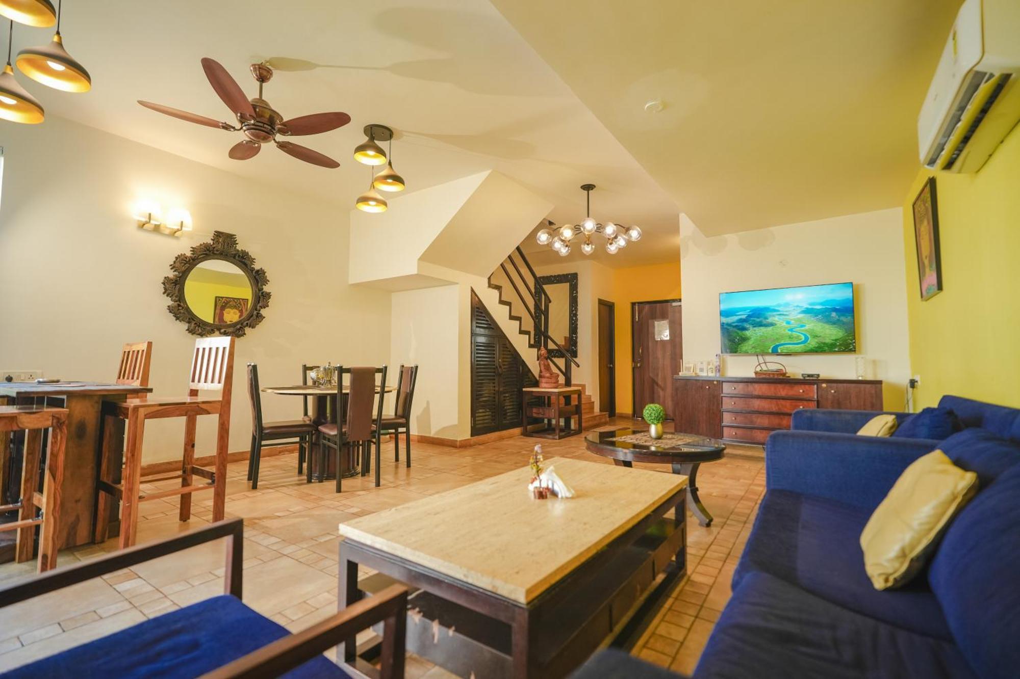 Villa M - Jia 3- 3Bhk In Candolim, Pool Facing, Near Beach, Breakfast Included ภายนอก รูปภาพ