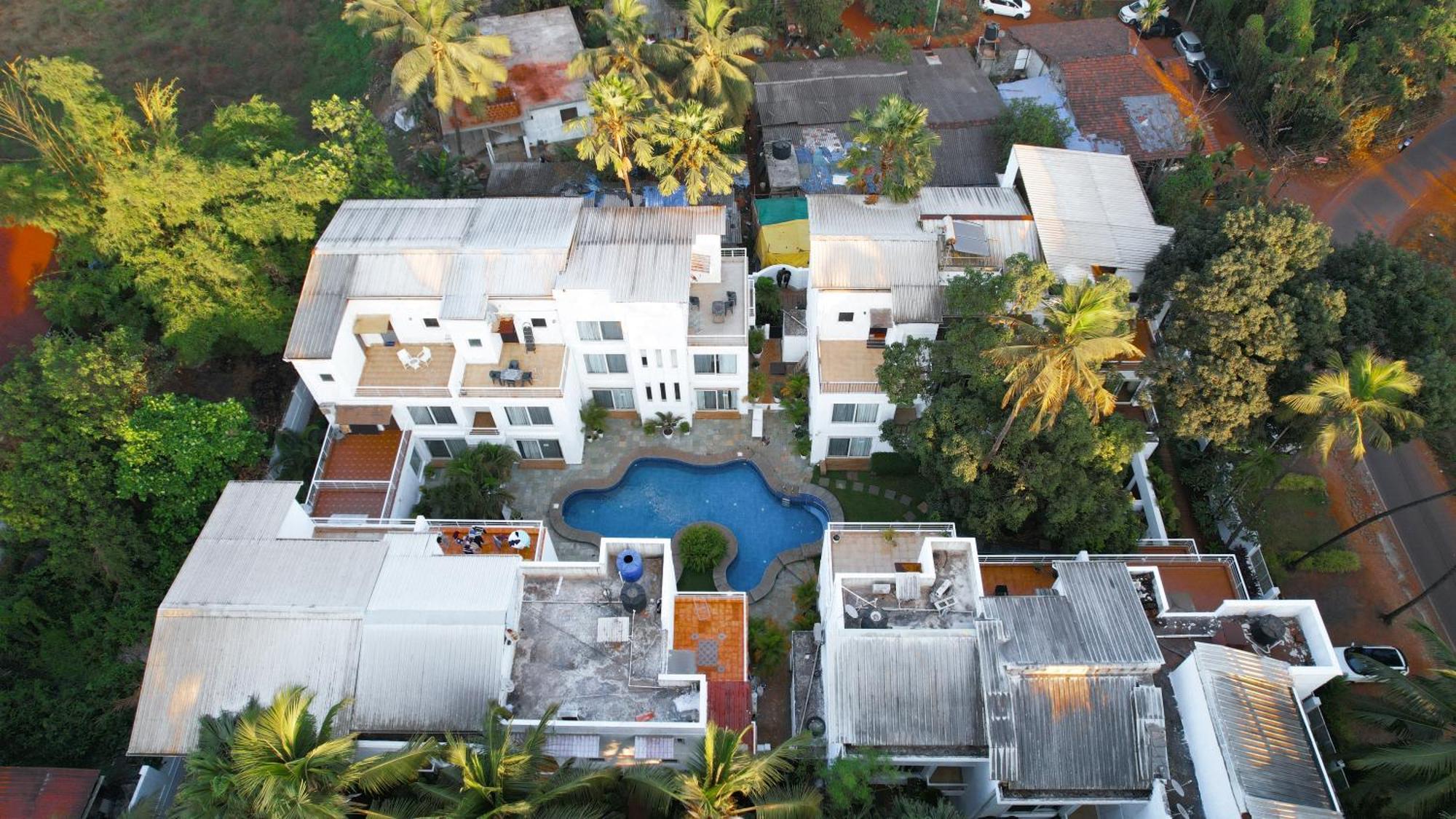 Villa M - Jia 3- 3Bhk In Candolim, Pool Facing, Near Beach, Breakfast Included ภายนอก รูปภาพ